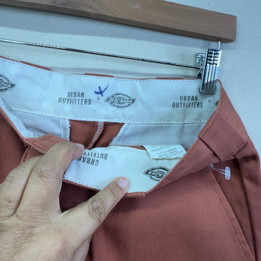Dickies x Urban Outfitters Pants 6R Rust Terracotta Workwear Skater Streetwear - Picture 3 of 10